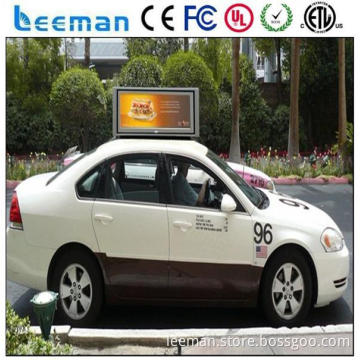 new led display hd taxi top advertising signs